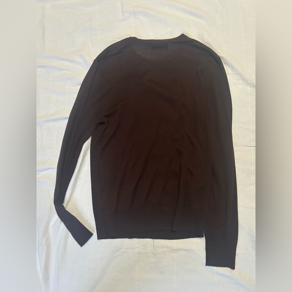 All Saints Dark Brown Crewneck Sweater - Picture 3 of 4